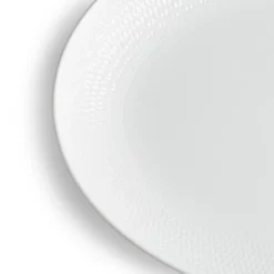 Gio ovalt serveringsfat 30 cm hvit