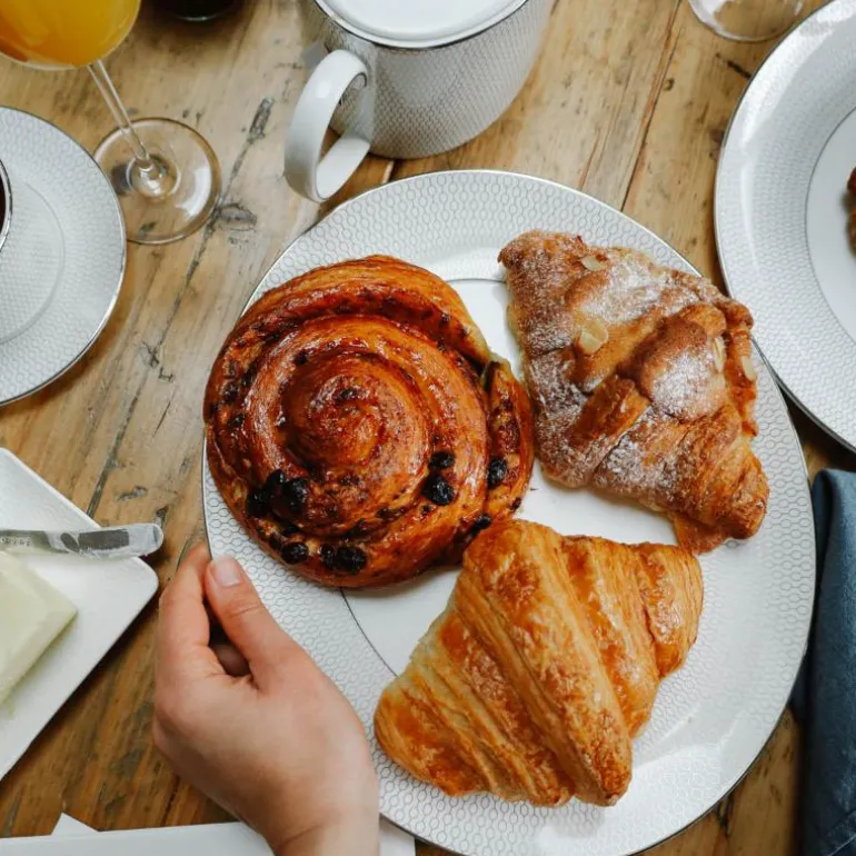 Gio Platinum ovalt serveringsfat 33 cm