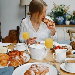 Gio Platinum ovalt serveringsfat 33 cm