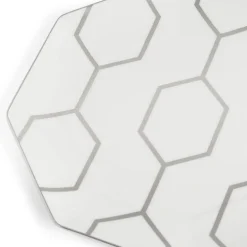 Gio Platinum tallerken åttekantet 23 cm