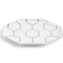 Gio Platinum tallerken åttekantet 23 cm