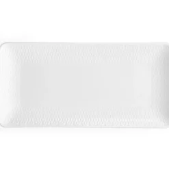 Gio rektangulært fat 21 cm hvit