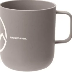Gje meg fjell krus 40 cl lys grå