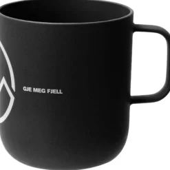 Gje meg fjell krus 40 cl mørk grå