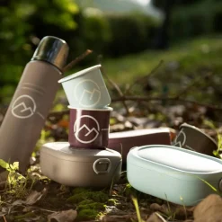 Gje meg fjell krus emalje 36 cl lilla