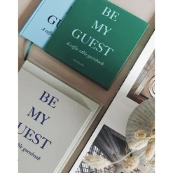 Gjestebok grønn/blå