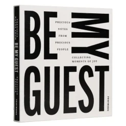 Gjestebok svart/hvit