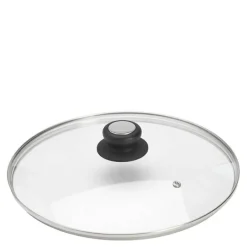 Glasslokk med bakelitt knott 28 cm