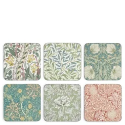 Glassunderlag miks 6 stk