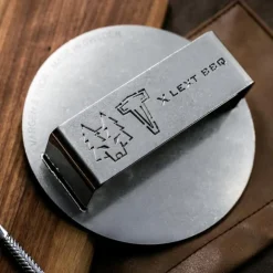 Glöd hamburgerpresse stål