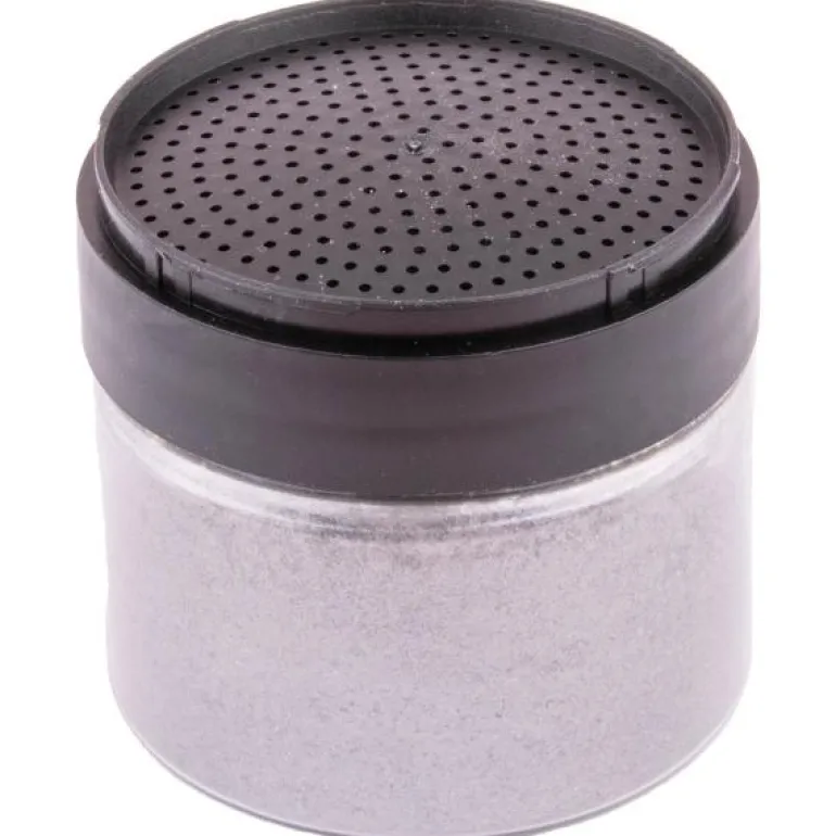 Glitterpulver sølvdryss 10g