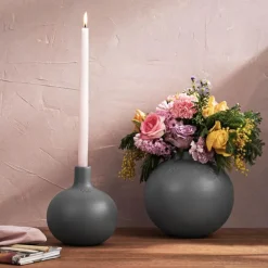 Globo lysestake 16,5 cm grå