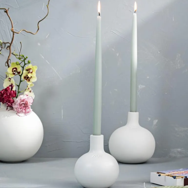 Globo lysestake 16,5 cm hvit