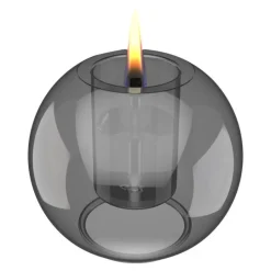 Globus bordlykt 8 cm graphite