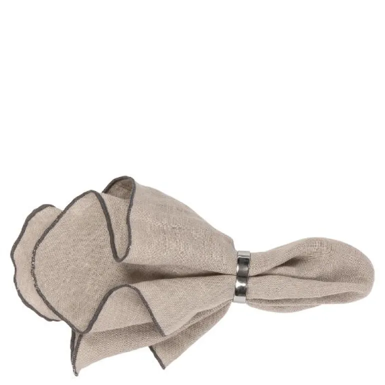 Gracie tøyserviett 45x45 cm simply taupe