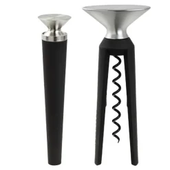 Grand Cru Barware åpner og korketrekker svart