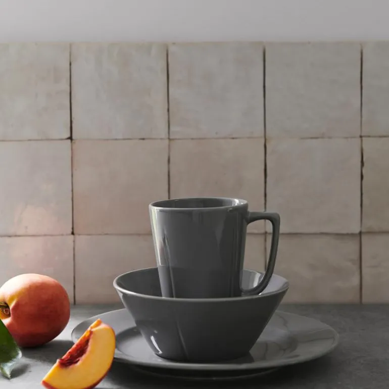 Grand Cru Colorful tallerken 23 cm ash grey