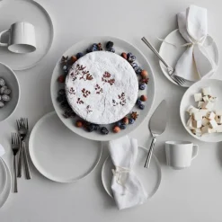 Grand Cru Essentials tallerken 25 cm 4 stk hvit