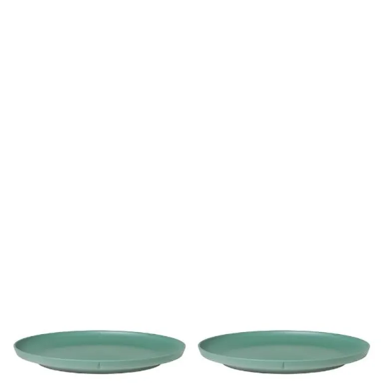 Grand Cru Take tallerken 26 cm 2 stk støvet grønn