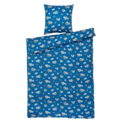 Grand Pleasantly sengetøy 140x220 cm blå