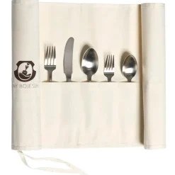Grand Prix bestikksett 5 deler matt stål