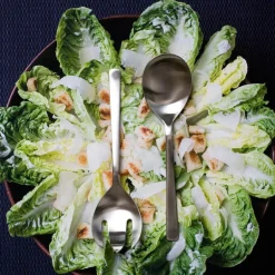 Grand Prix lite salatbestikk 2 deler polert stål