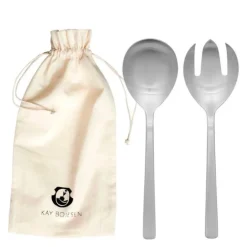 Grand Prix salatbestikk 2 deler matt stål