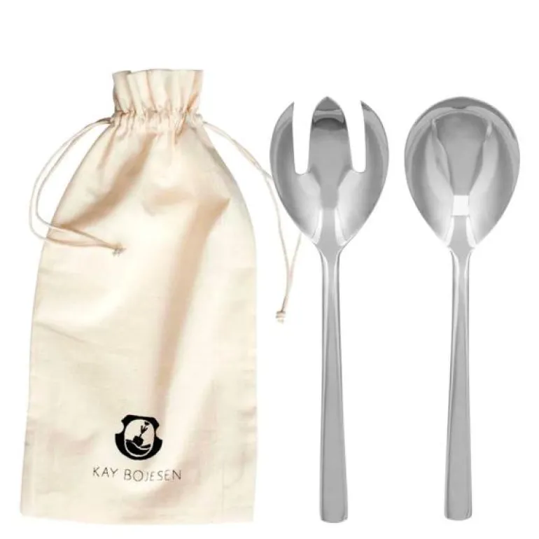 Grand Prix salatbestikk 2 deler polert stål