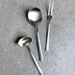 Grand Prix serveringssett 3 deler polert stål