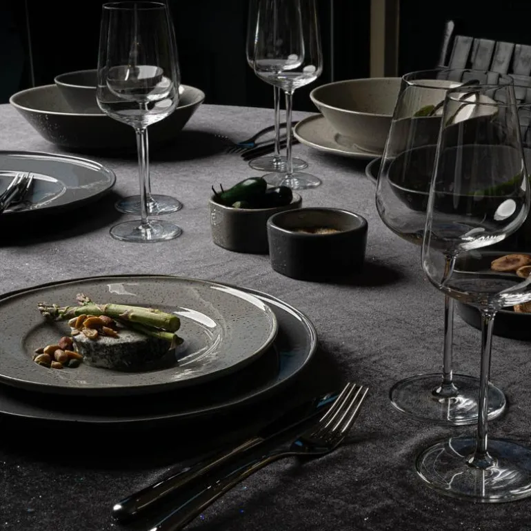 Granite pastatallerken 25,5 cm grå