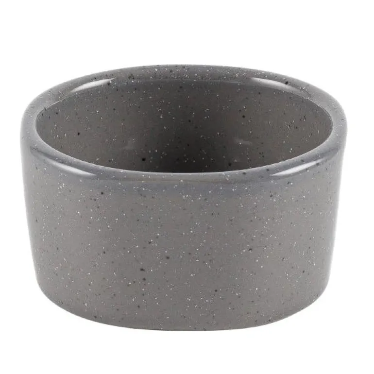 Granite skål 9 cm grå