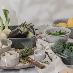 Granite White skål 70 cl lys grå