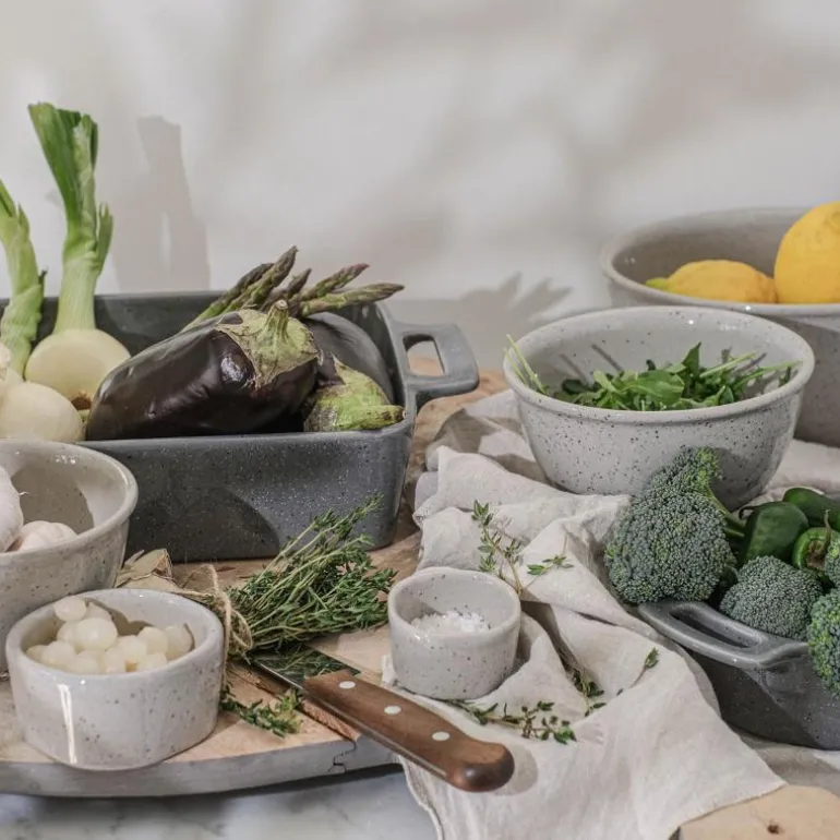 Granite White skål 70 cl lys grå