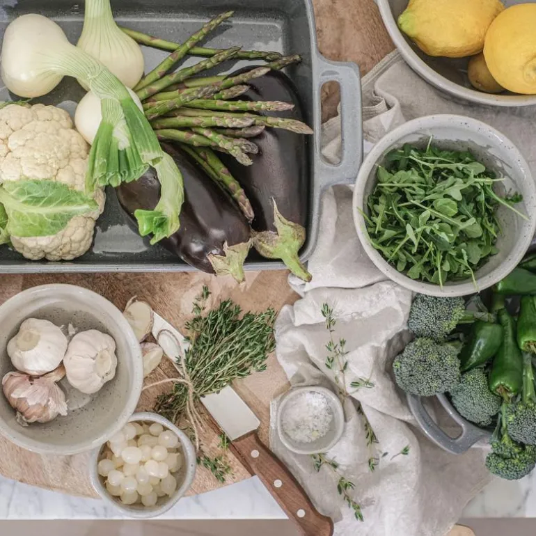 Granite White skål 70 cl lys grå