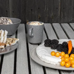 Granite White tallerken 29 cm lys grå