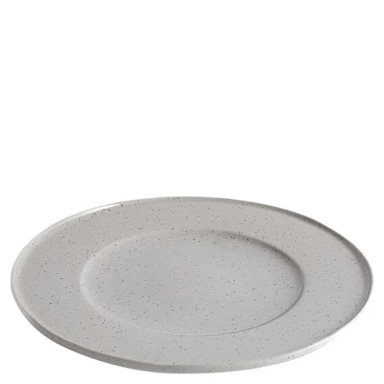 Granite White tallerken 23 cm lys grå