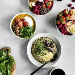 Grød desserttallerken 20 cm sand