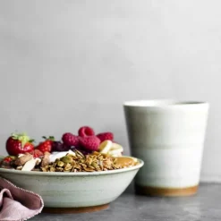 Grød dyp tallerken 22 cm sand