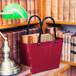 Green Plastic veske liten 7,5L vinrød