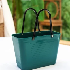 Green Plastic veske liten 7,5L mørk grøn