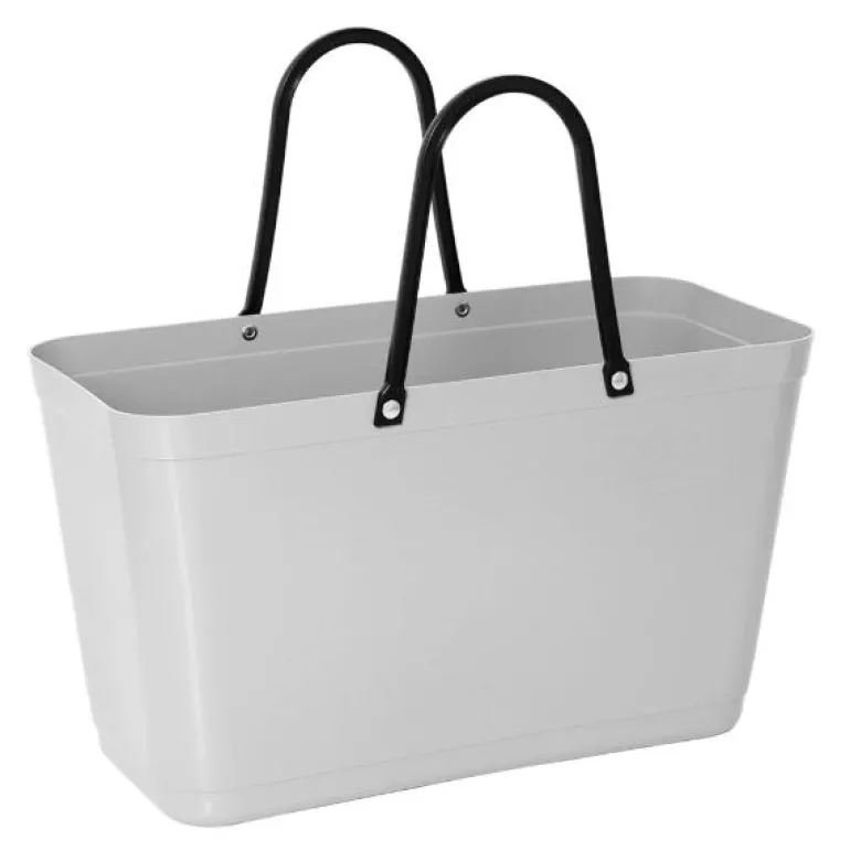 Green Plastic veske stor 15L lysegrå