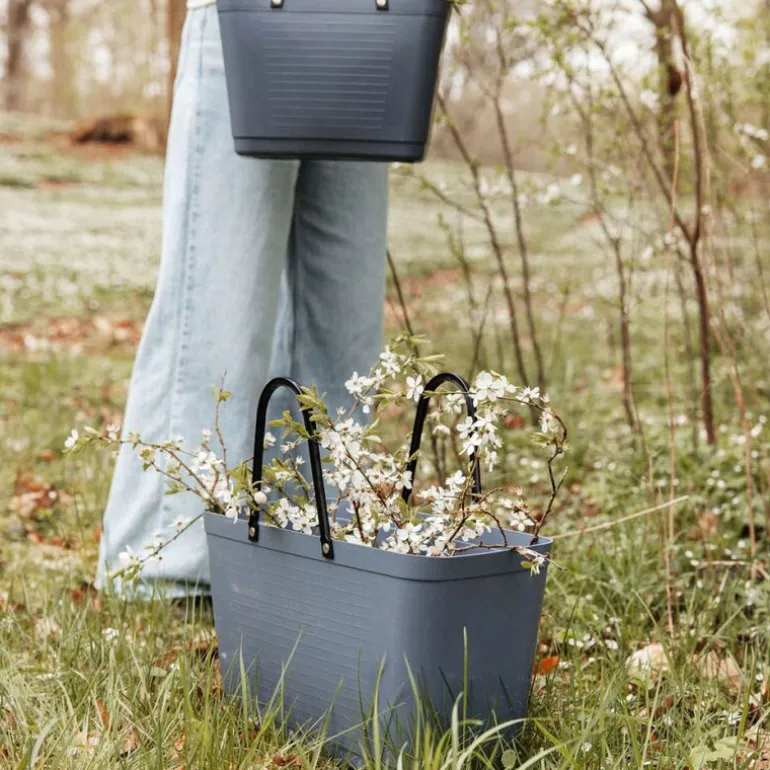 Green Plastic veske stor 15L dueblå