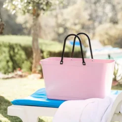 Green Plastic veske stor 15L gammelrosa