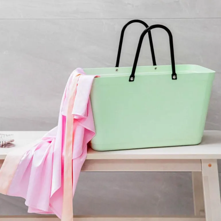 Green Plastic veske stor 15L lysgrønn