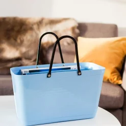 Green Plastic veske stor 15L lyseblå