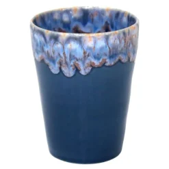 Gres krus 38 cl 9x11,5 cm blå