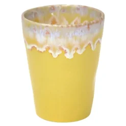 Gres krus 38 cl 9x11,5 cm gul