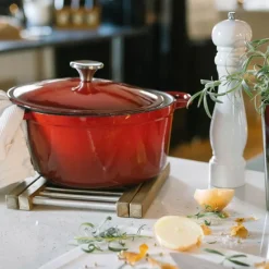 Gretl støpejernsgryte 4 L rød