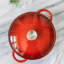 Gretl støpejernsgryte 4 L rød