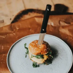 Grietje grillkniver 4 stk 23 cm svart